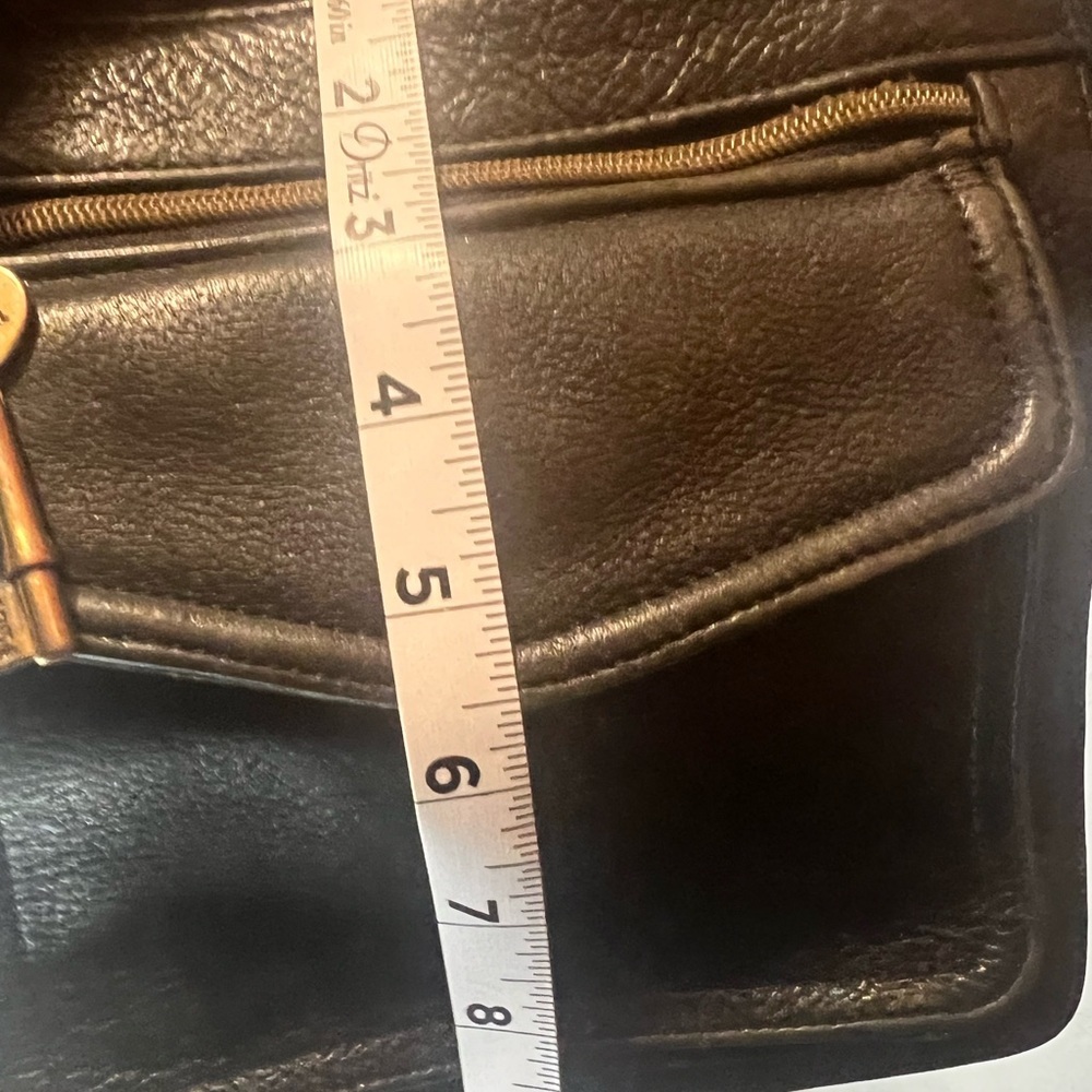 Fossil Bag Black Leather Crossbody Organizer Bag - Picture 8 of 9